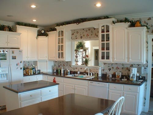 white cabinets by S&W