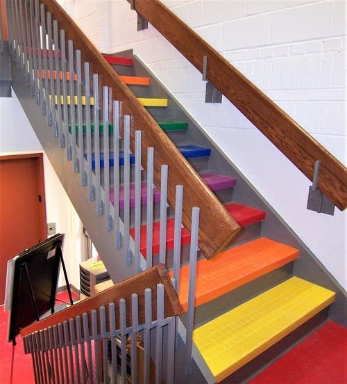 YMCA Daycare stairs