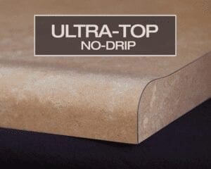 Ultra-Top No Drip countertop edge