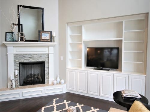 Bookcase by S&W Cabinets white