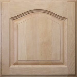 Natural Arched Square Raised Panel Birch