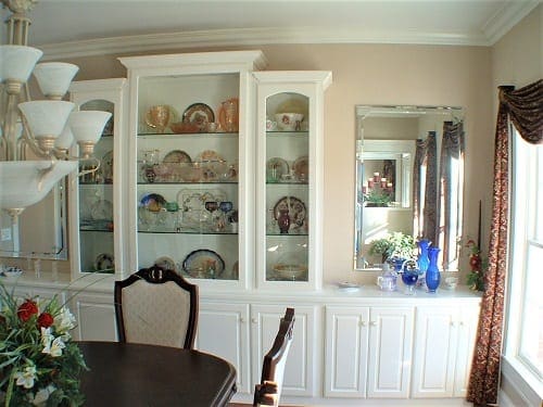 hutch and china cabinet by S&W Cabinets