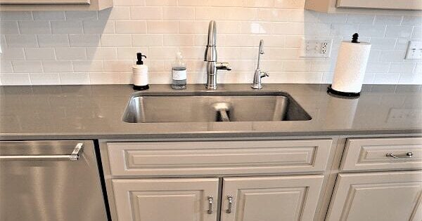 Custom Kitchen Sink and Countertop by S&W Cabinets