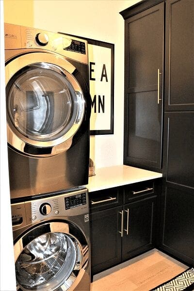 Likens Project laundry room cabinets