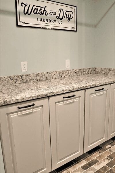 Zach & Jacklyn Essner Project Laundry Room cabinets by S&W Cabinets
